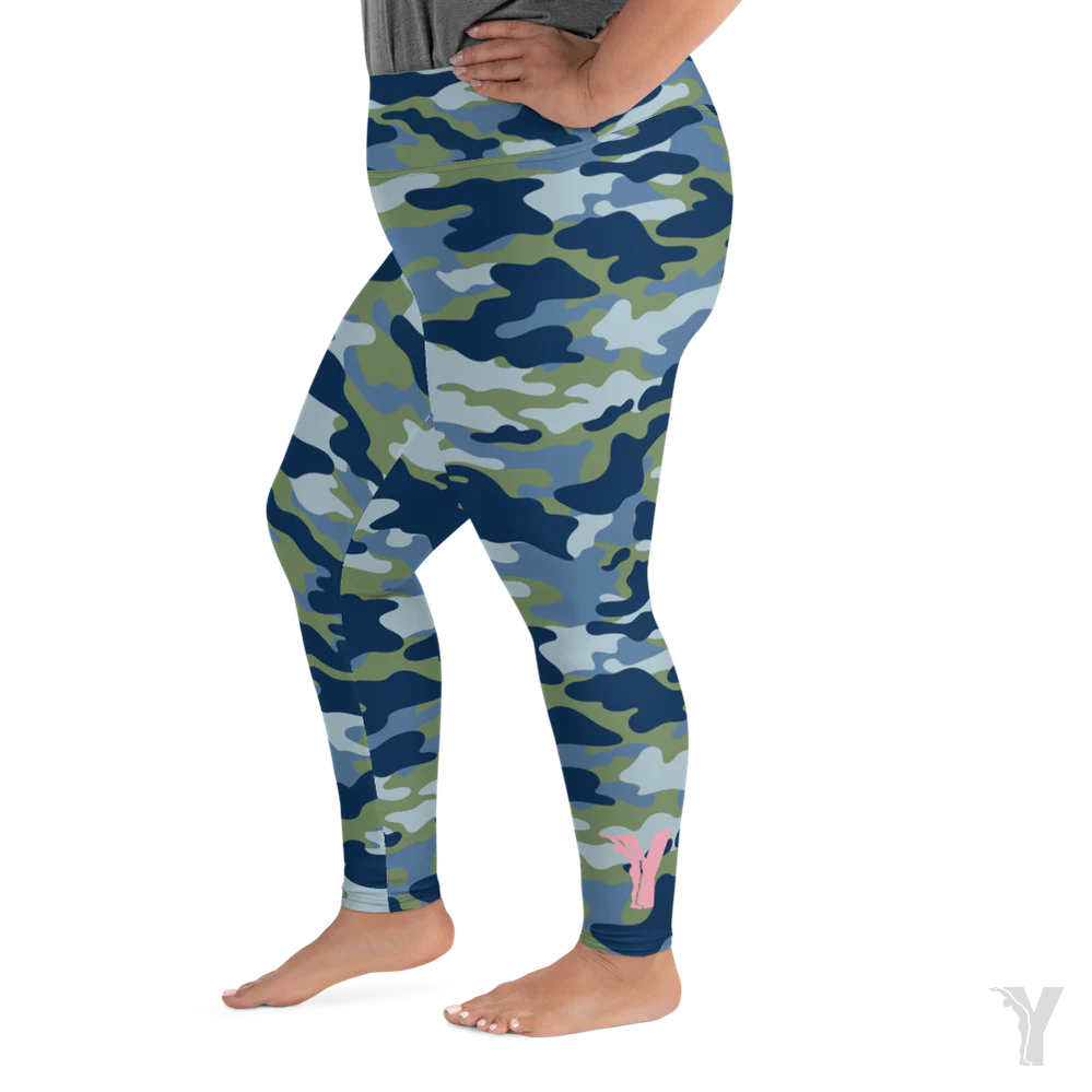 Legging de Yoga - camouflage 2020 - grande taille – Image 6